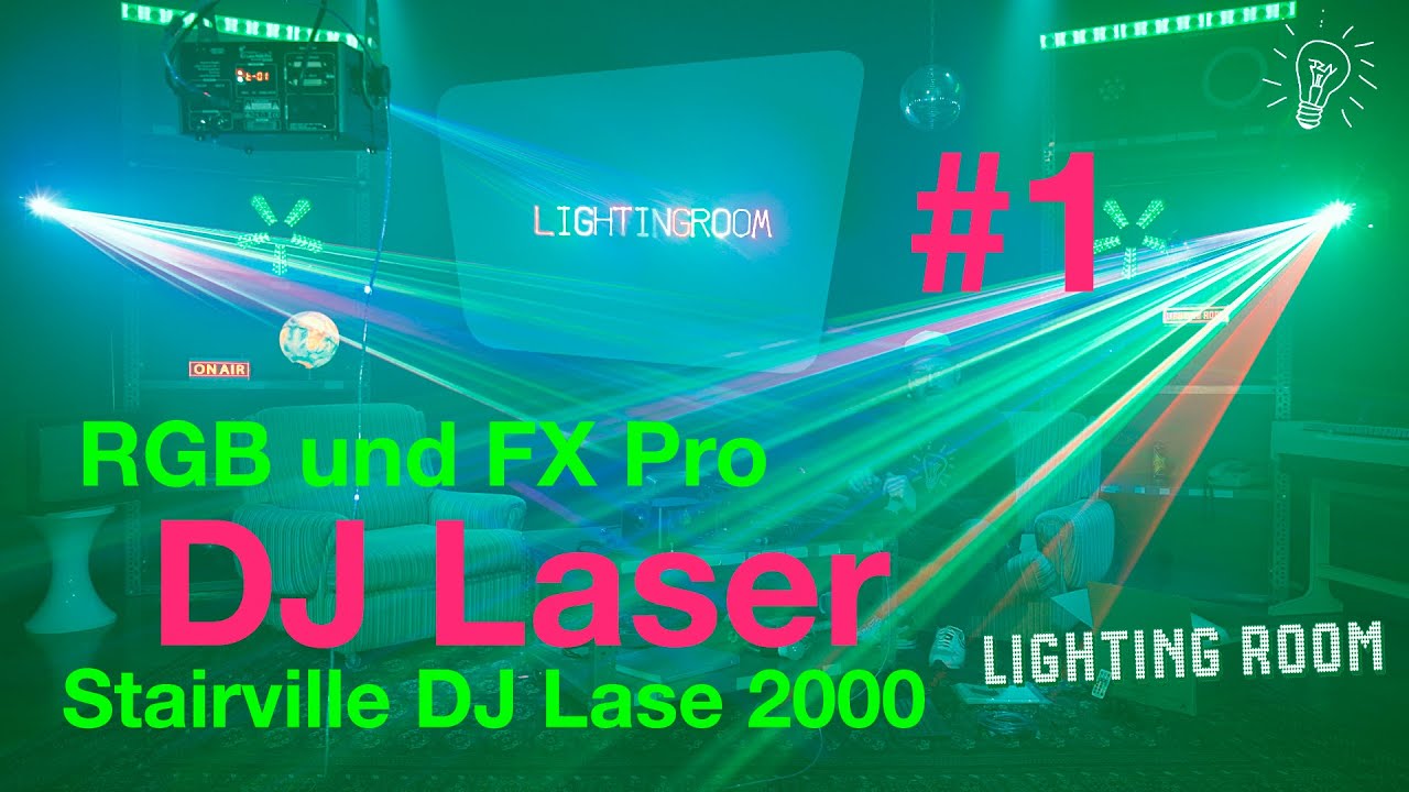 DJ LASER RGB - Stairville DJ Lase RGB Pro Advanced 2000