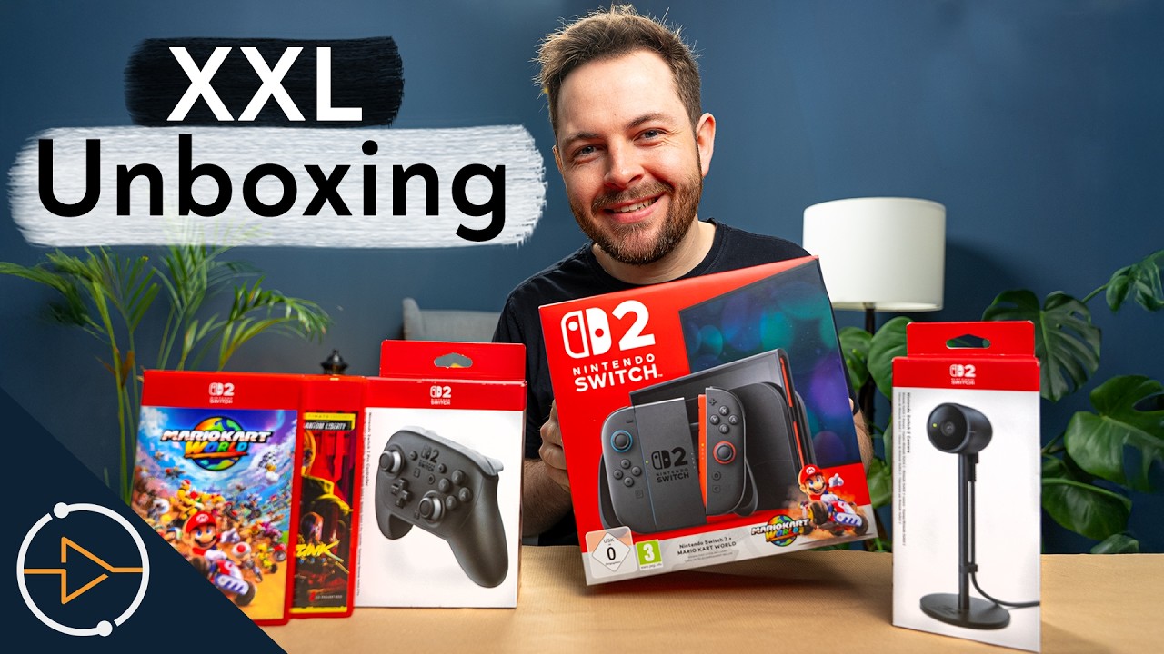 Switch 2 Unboxing deutsch und erster Eindruck