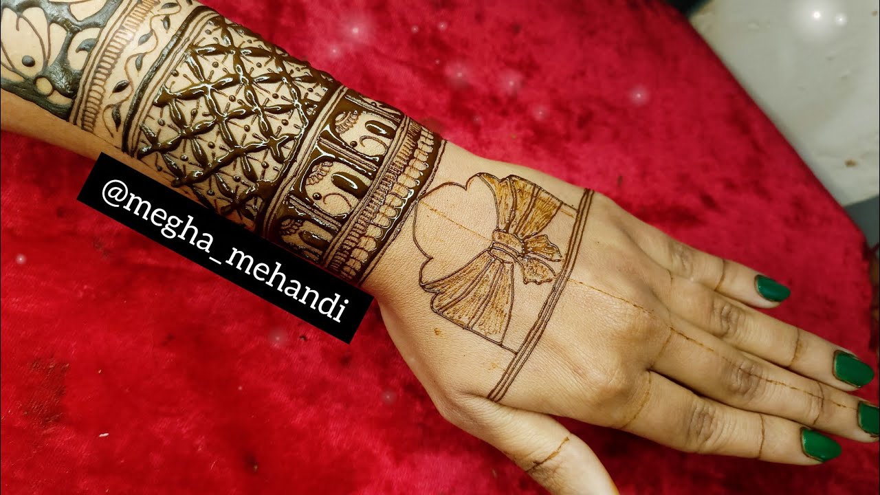 Elegant Back Hand Bridal Mehndi Magic 2026 | दुल्हन मेहंदी डिजाइन 2026 | @megha_mehandi 