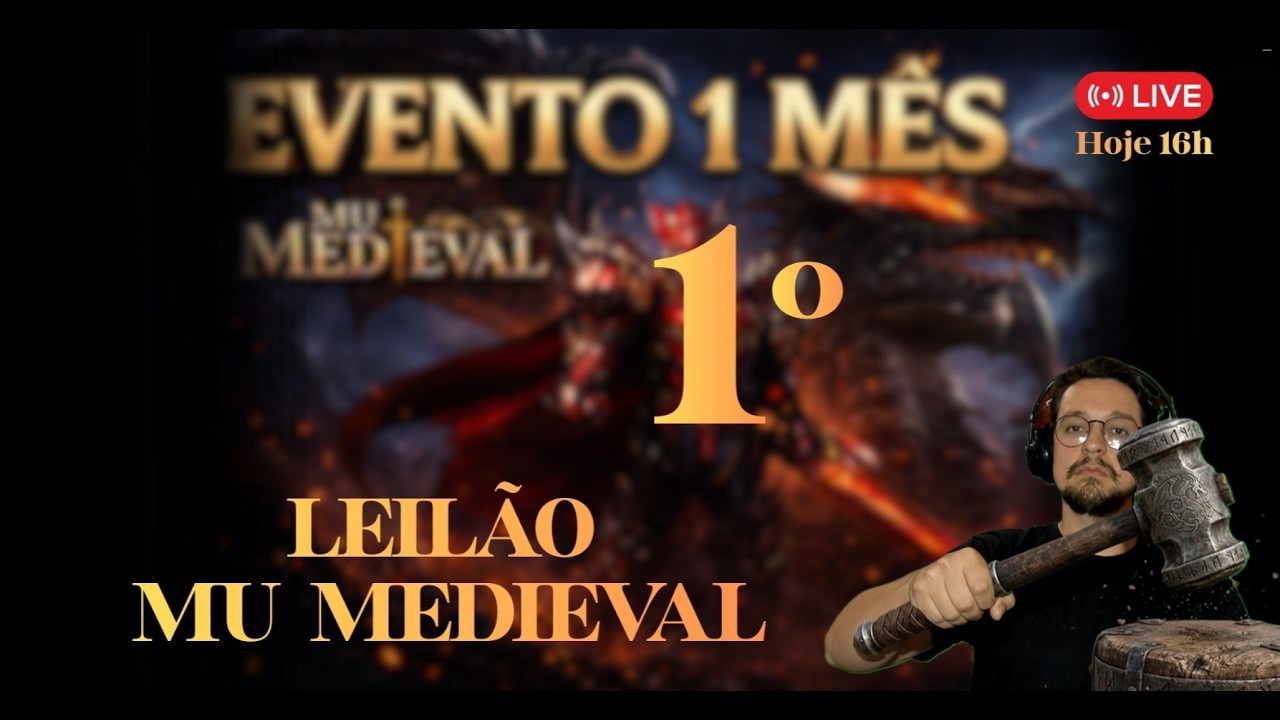1° LEILÃO do MU MEDIEVAL? 🍀🤞