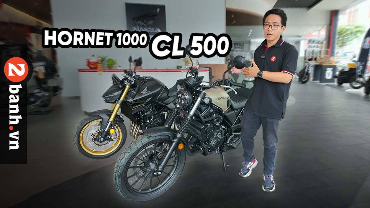 Đánh giá bộ đôi Honda CB1000 Hornet và CL500 vừa được bán chính hãng ở nước ta - AE thích mẫu nào?