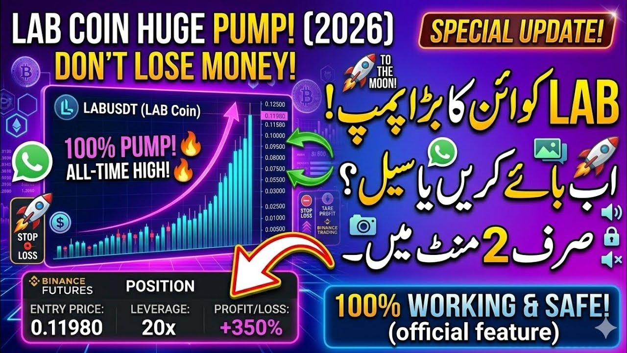LAB Coin 100%+ Pump! Ab Buy Karein Ya Sell? | Binance Futures Strategy