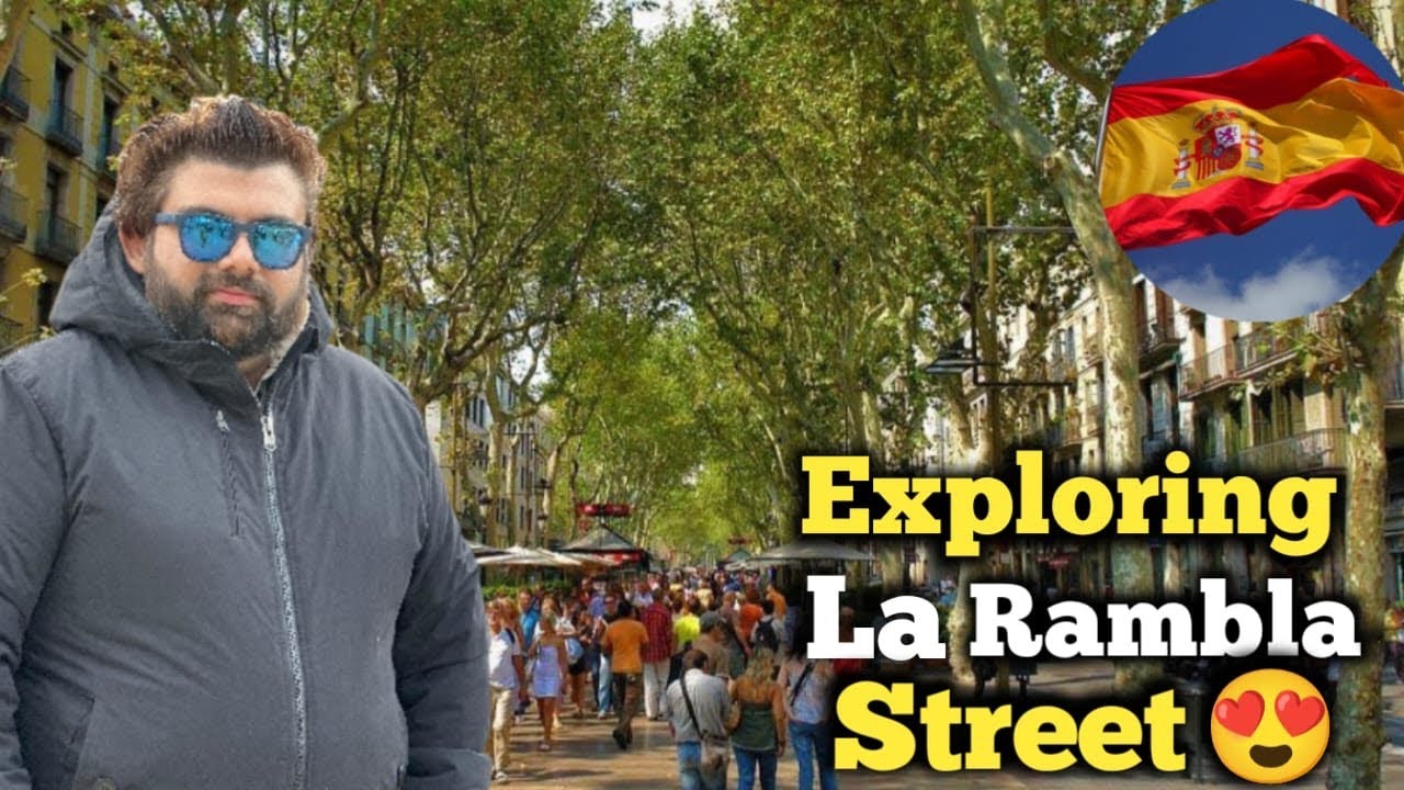Exploring La Rambla Barcelona | Most Famous Street in Spain!❤️❤️😇😇