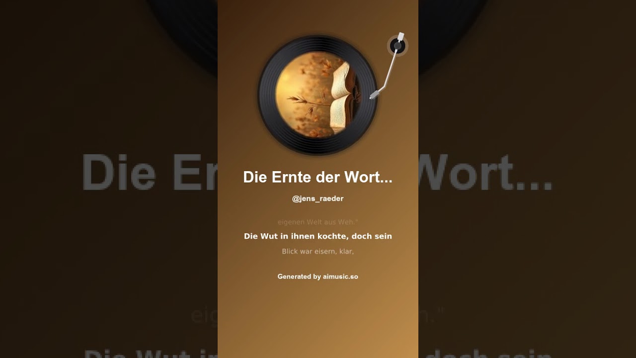 Die Ernte der Worte