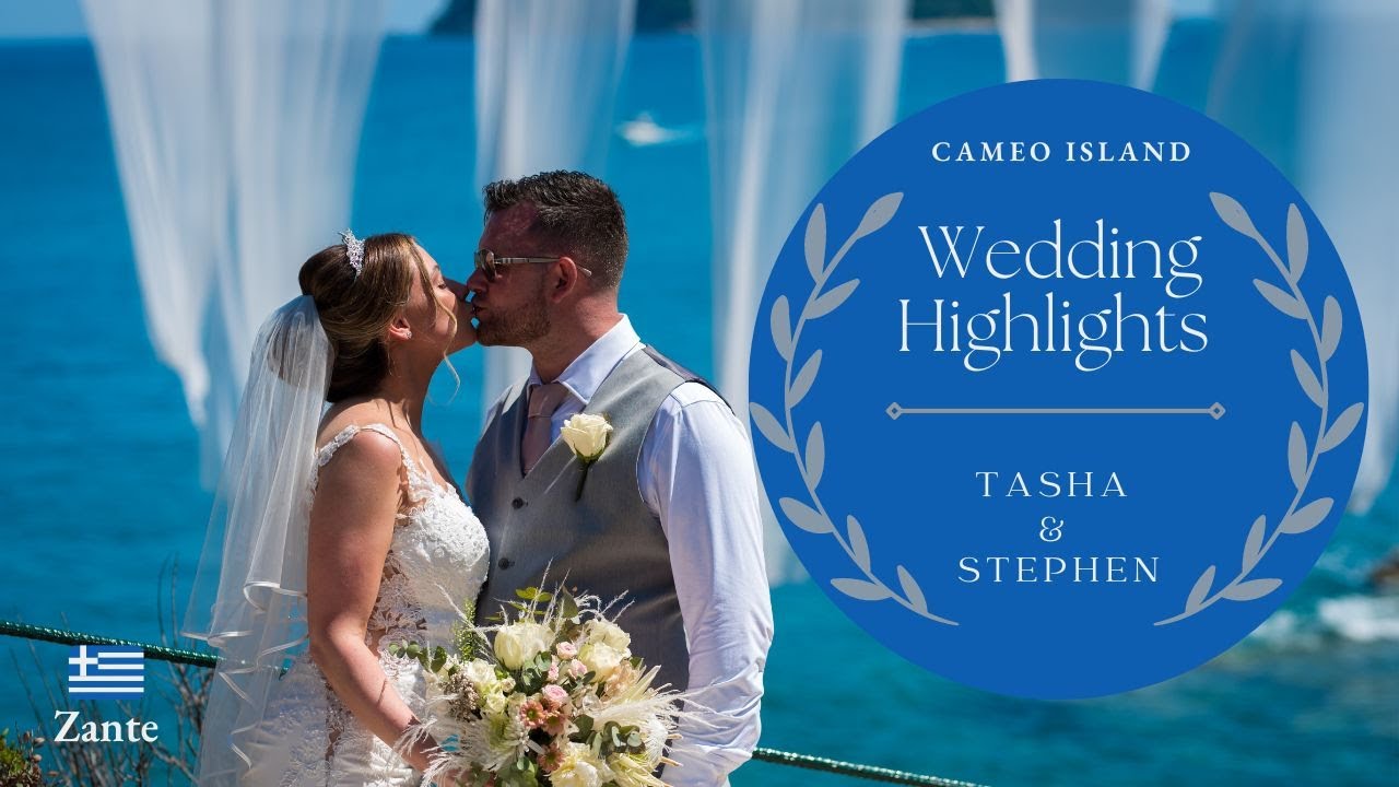 Tasha & Stephen's Cameo Island Wedding On Zante/ Highlights