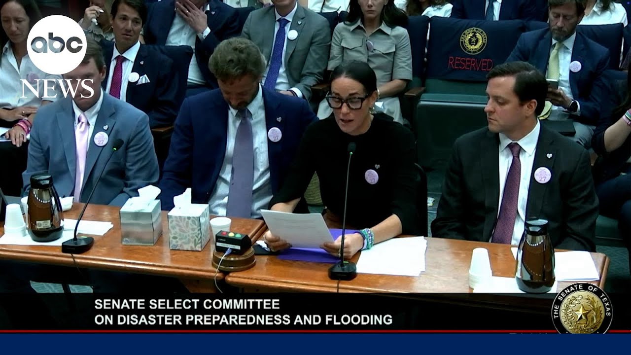 Texas parents who lost children in Camp Mystic flooding speak at hearing