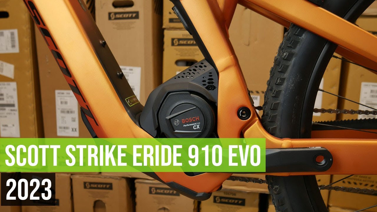 Nadčasový ebike SCOTT STRIKE eRIDE 910 EVO 2023