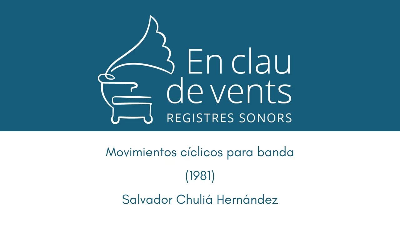 En clau de vents - MOVIMIENTOS CÍCLICOS PARA BANDA (1981) - Salvador Chulià Hernández (1944-2025)