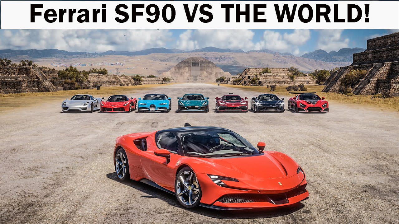 Forza Horizon 5: Ferrari SF90 VS The World | The Best Budget Hybrid Hypercar?