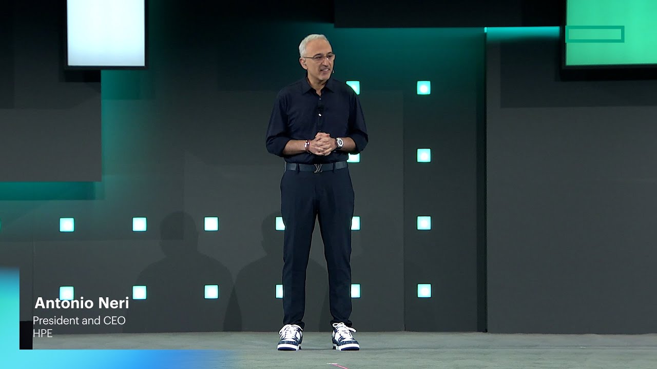 Keynote by Antonio Neri &ndash; Architecting AI starts with your network