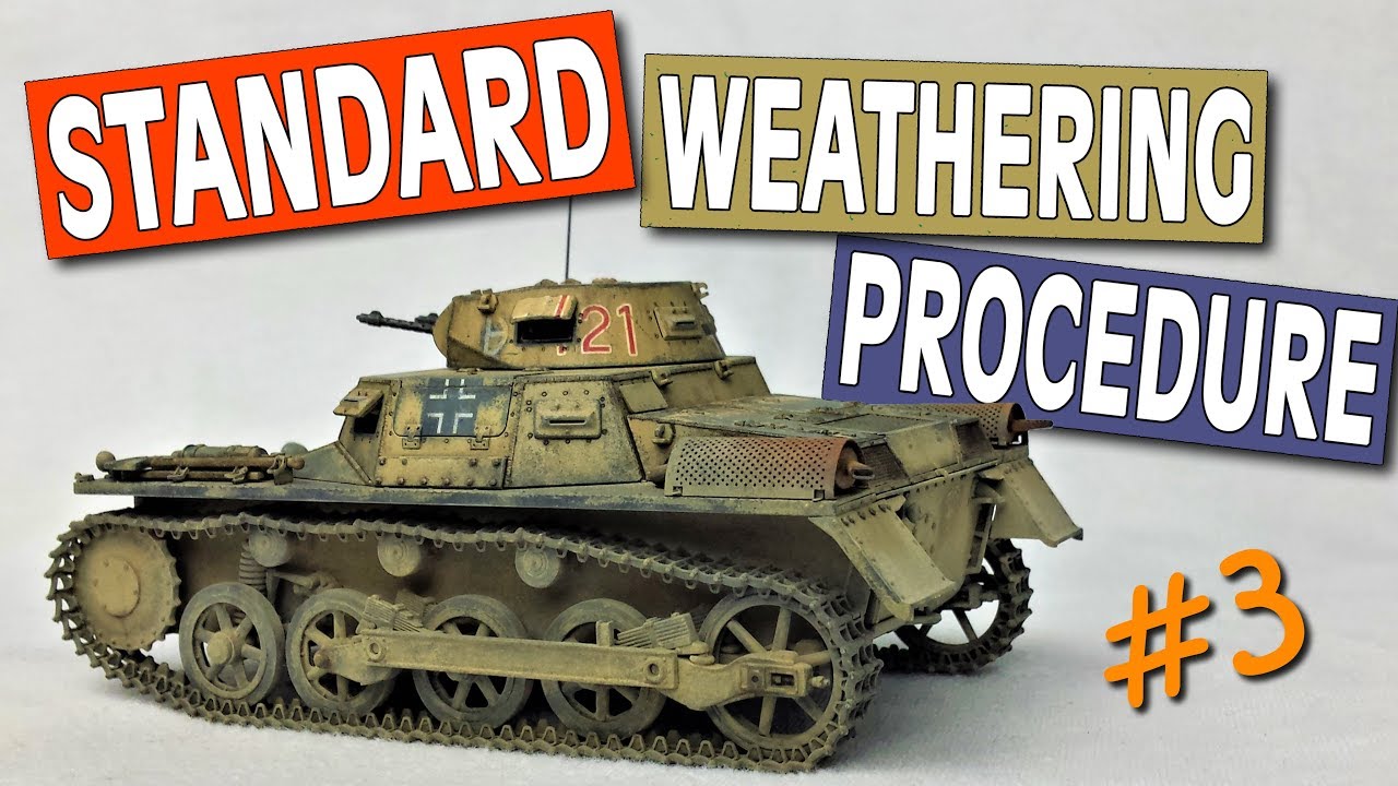 How to Paint & Weather DAK Model Tanks | Standard Weathering Procedure Ep.3