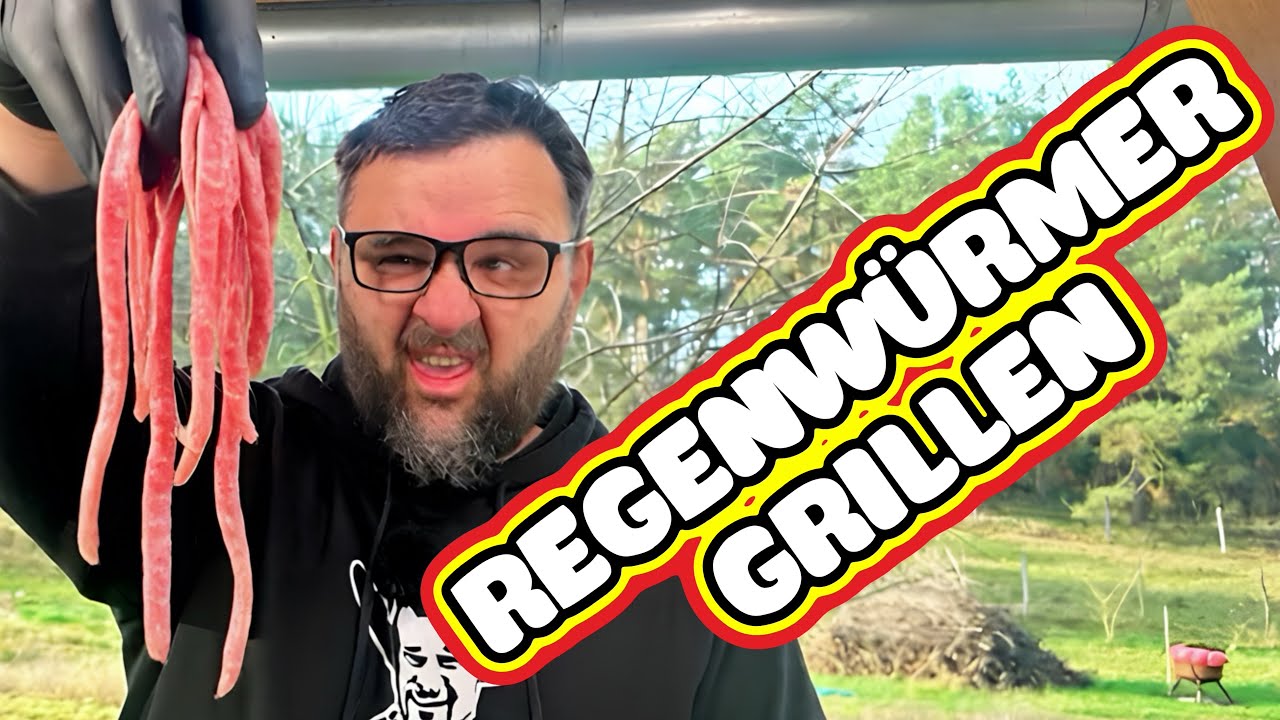 REGENWÜRMER IM DUTCH OVEN GRILLEN --- Klaus grillt