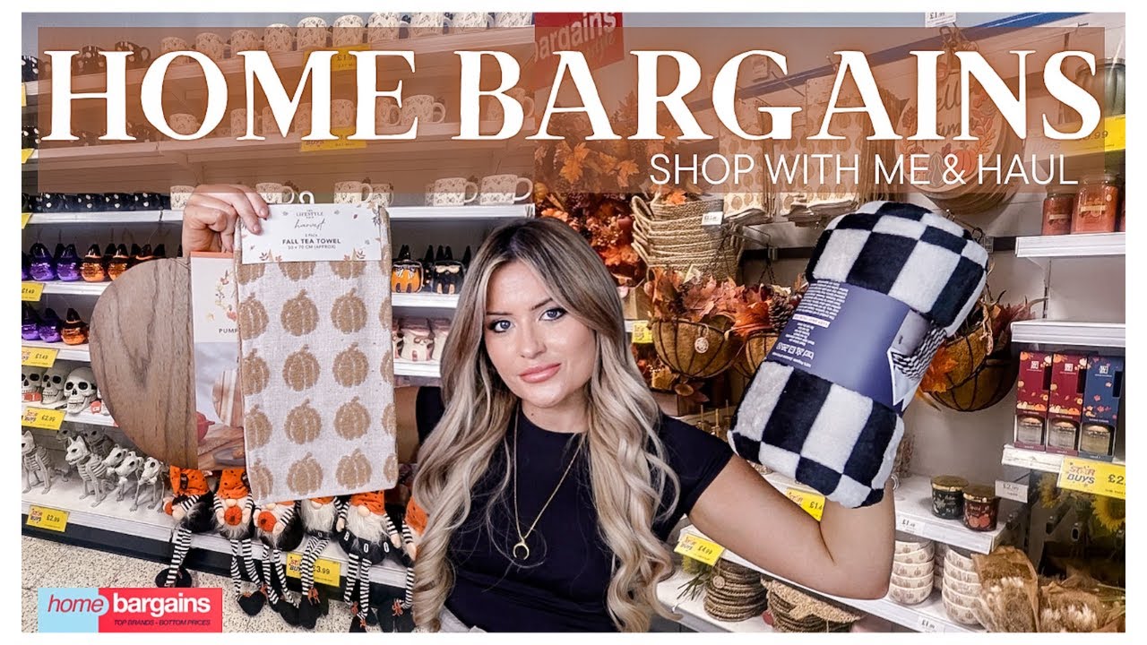 HOME BARGAINS SHOP WITH ME + HAUL | New In, Autumn Finds & More