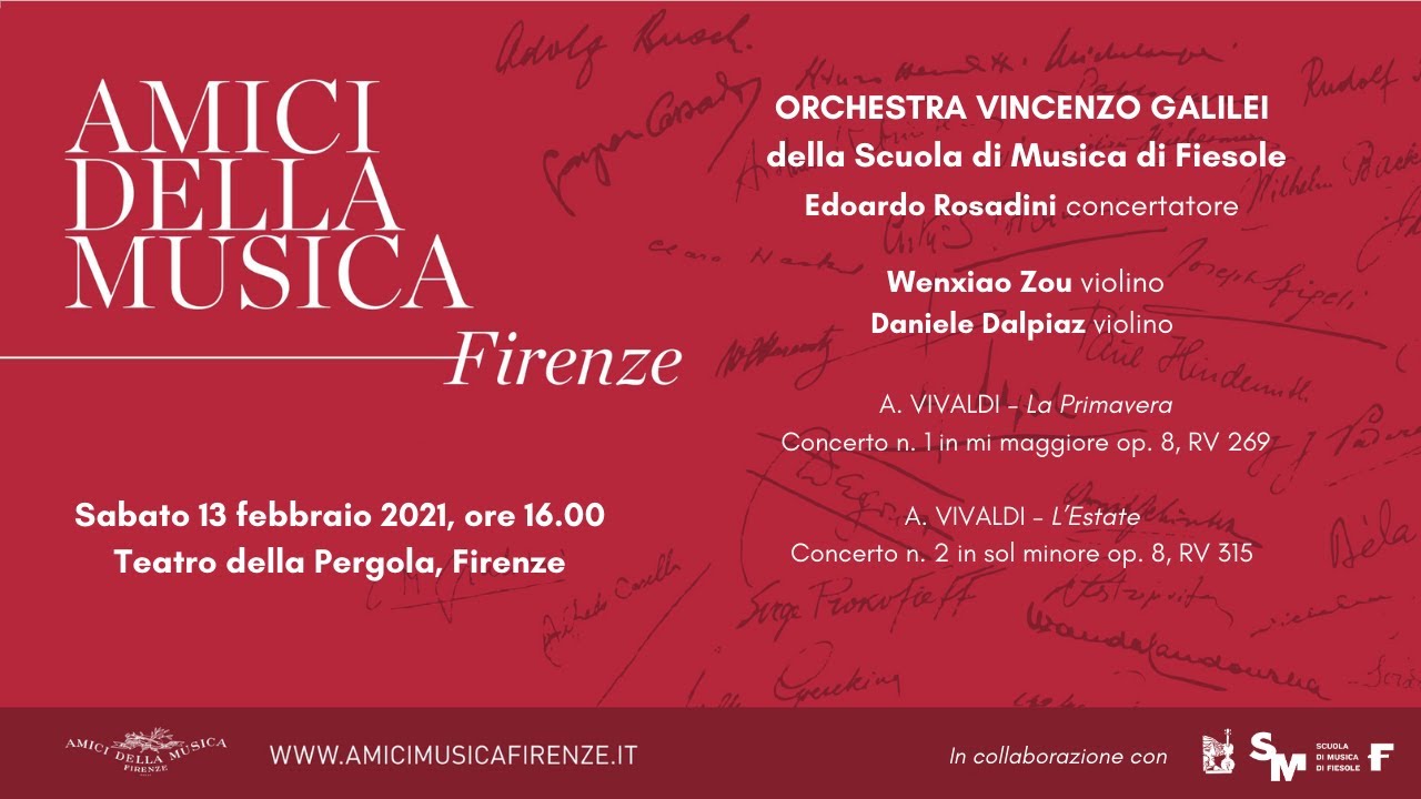 ORCHESTRA VINCENZO GALILEI - A. Vivaldi, Le quattro stagioni, La primavera e L'estate