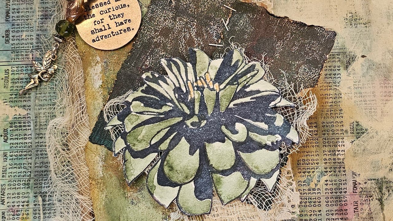 Journal Topper #mixedmediamarch25 Day 1