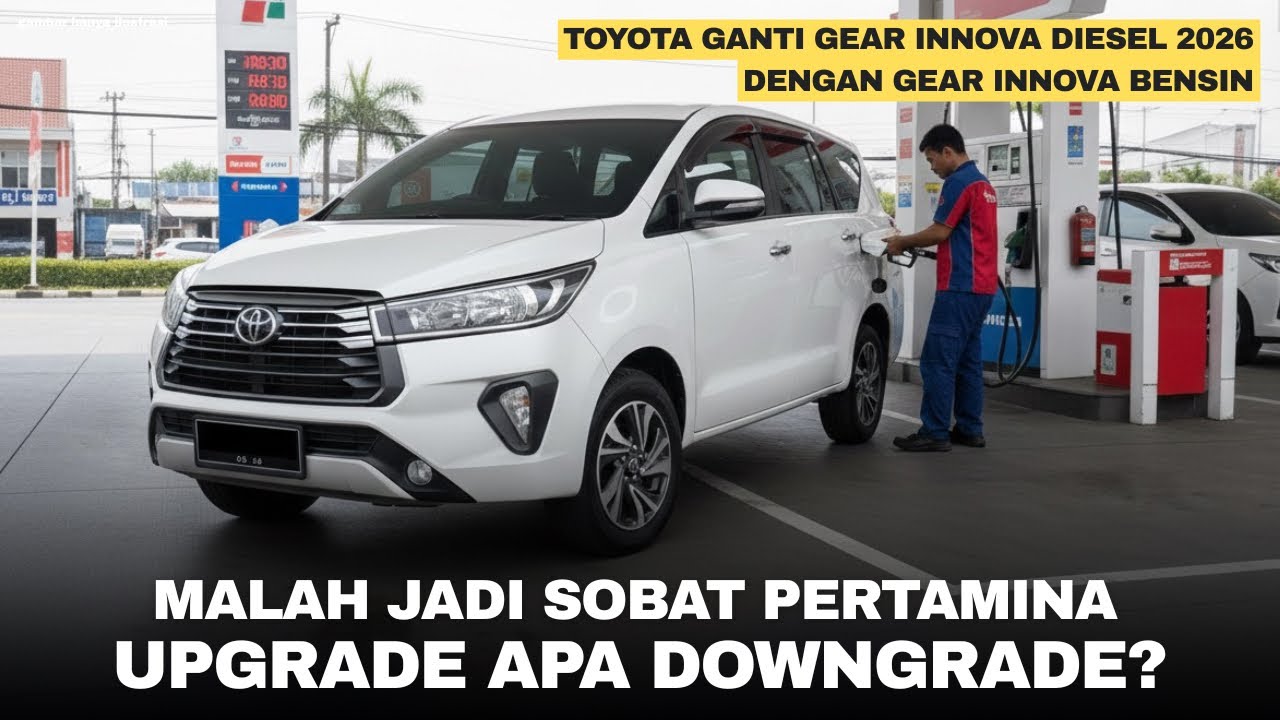 TERBONGKAR! New Innova Reborn 2026 Ganti Rasio Gear Pakai Innova Bensin, Ini Dampaknya