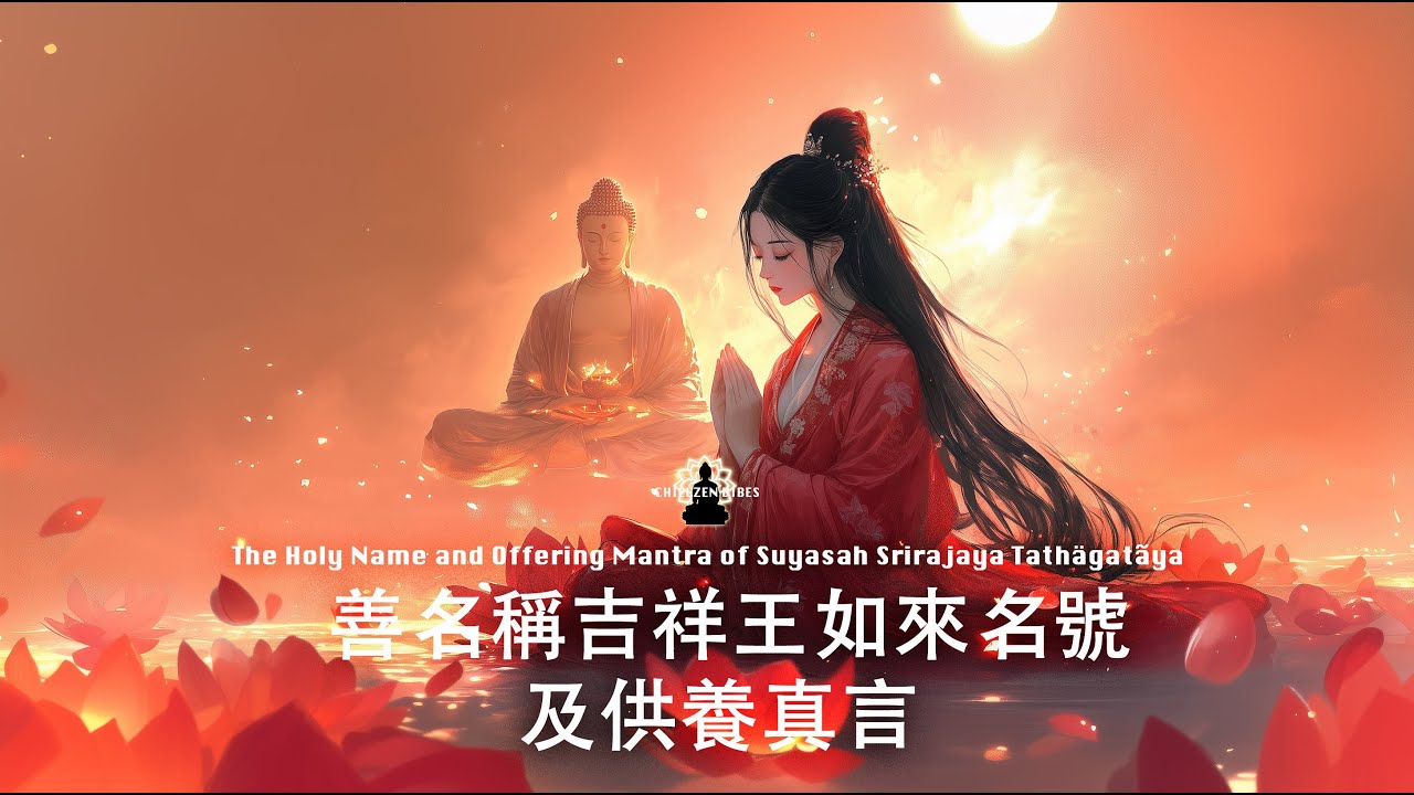 一念稱名 業盡光還｜藥師七佛之一・善名稱吉祥王如來名號與供養真言The Holy Name and Mantra of suyasah srirajaya tathägatãya Tathāgata