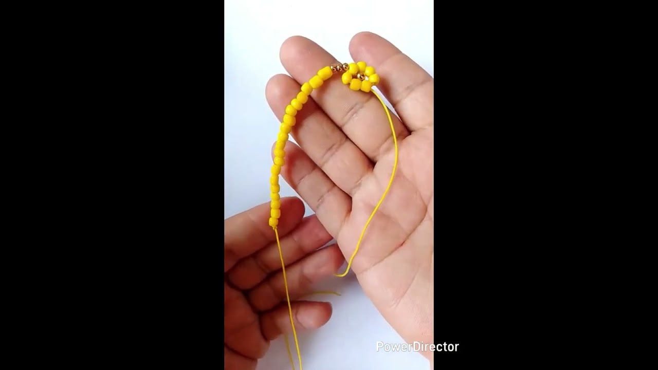 PULSERA DE FLOR CON MOSTACILLAS 👍🌻