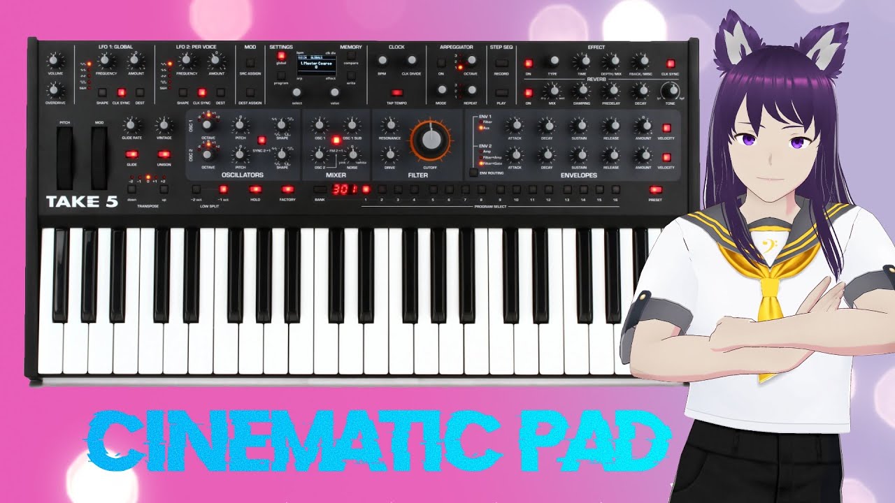 Let's make a Cinematic Sci-Fi pad on the Sequential Take 5