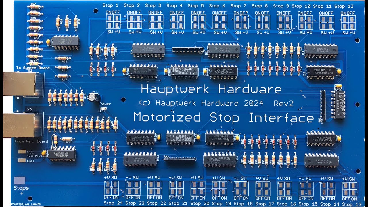 The System ONE Motorized Stops Interface Boards.