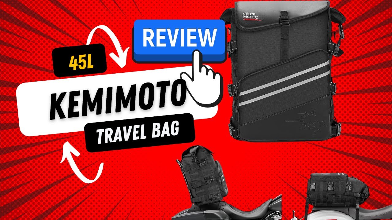 Kemimoto 45L Motorcycle Travel Bag