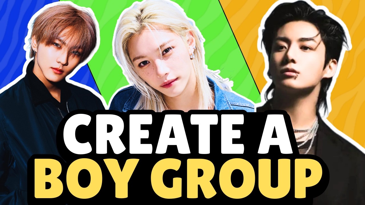 Create Your Own KPOP BOY Group | Fun KPop Game 2025 | QUIZ POP