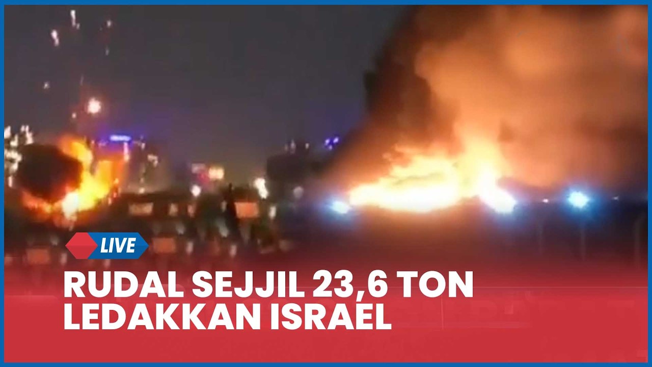 Rangkuman Iran-AS: Israel Diserang Rudal Sejjil Berbobot 23,6 Ton, Markas & Pangkalan AS Diledakkan