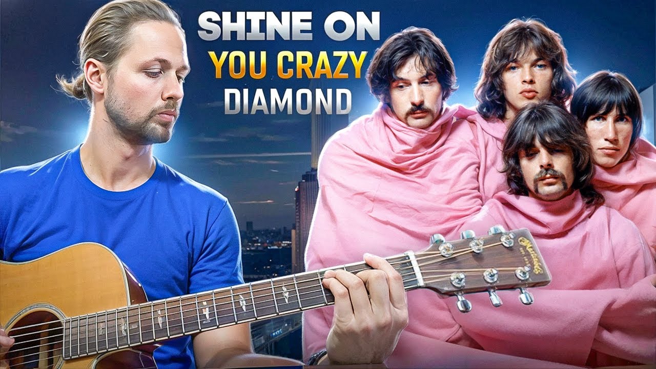 Shine On You Crazy Diamond от Pink Floyd | Урок игры на акустической гитаре