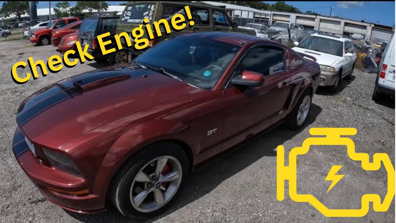 Клиент заявляет: «Проверьте двигатель!» Ford Mustang GT 4.6 P0440, утечка в системе улавливания п...
