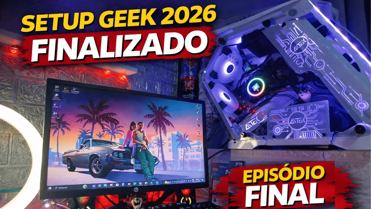 Game Room Tour 2026. FINALMENTE FICOU PRONTO