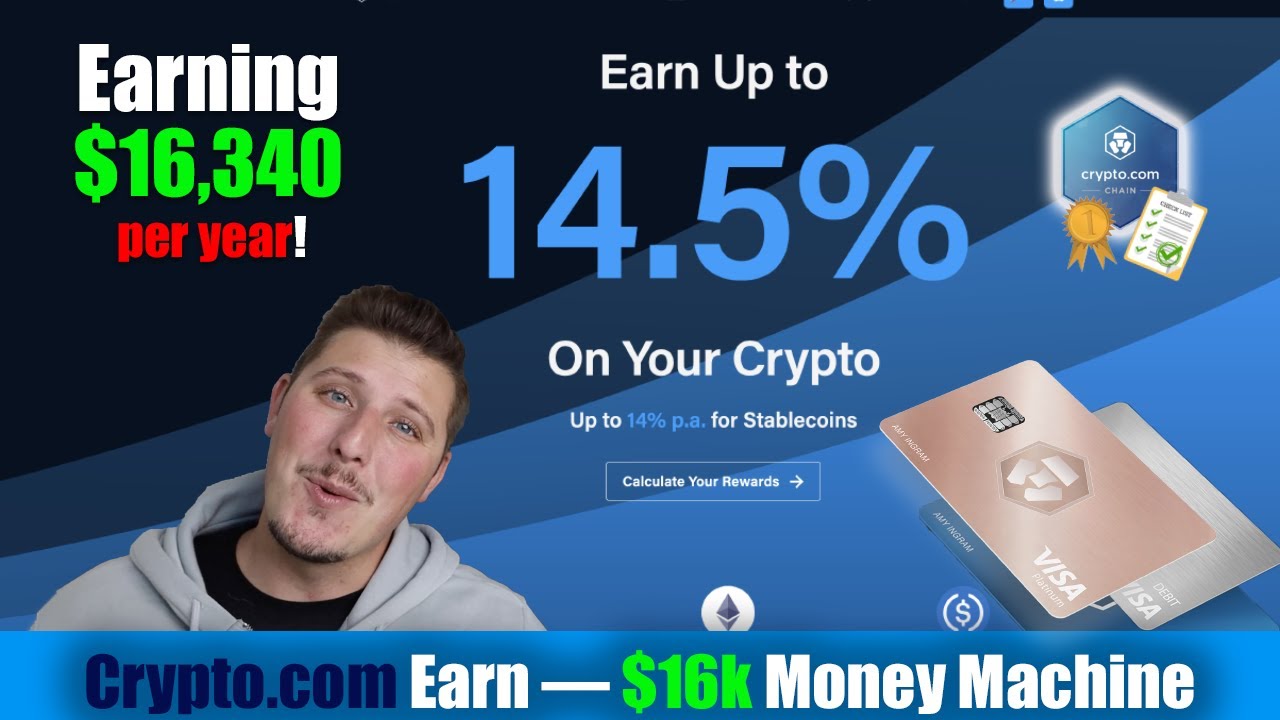 Crypto.com Earn &mdash; Money Machine earning $16,340 per annum! 🤯😱