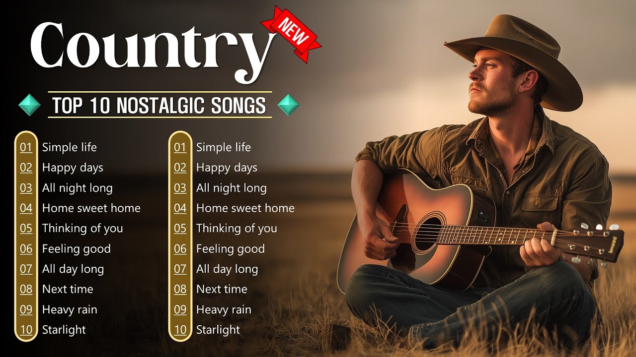 TOP 10 Country Nostalgia Playlist | Indie folk / New Country / Acoustic Pop Ballads