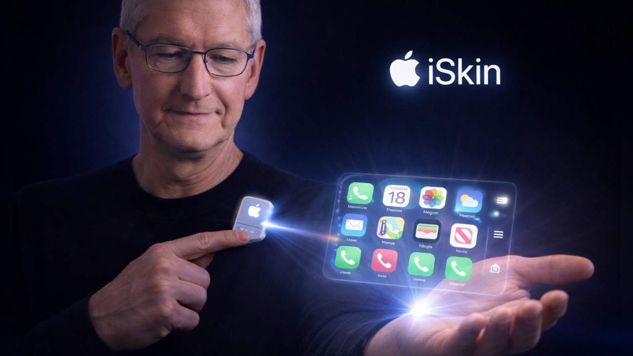 Meet Apple iSkin: First AI Chip That Turns Your Hand into an iPhone