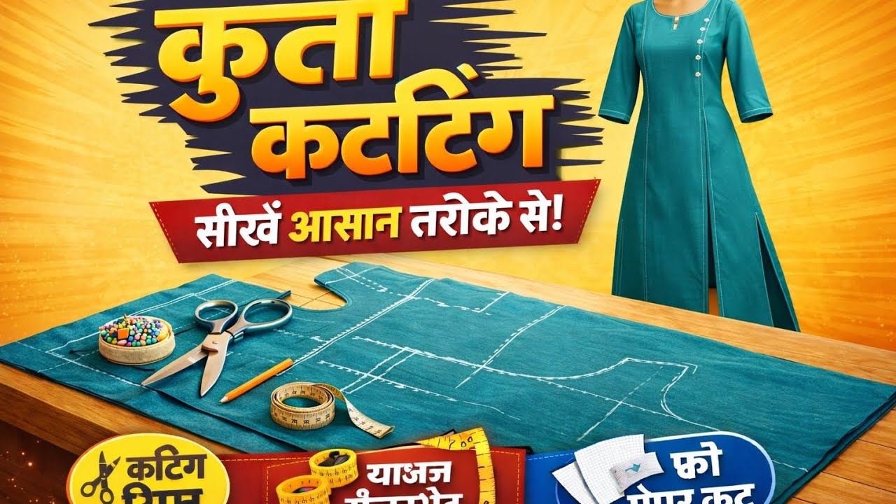 कुर्ती की कटिंग आसन तरीका से🔥🔱💯🙏🏻