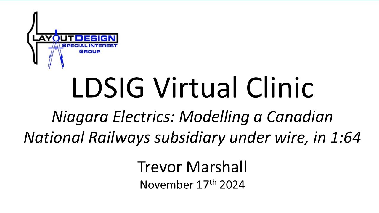 LDSIG Clinic  Trevor Marshall