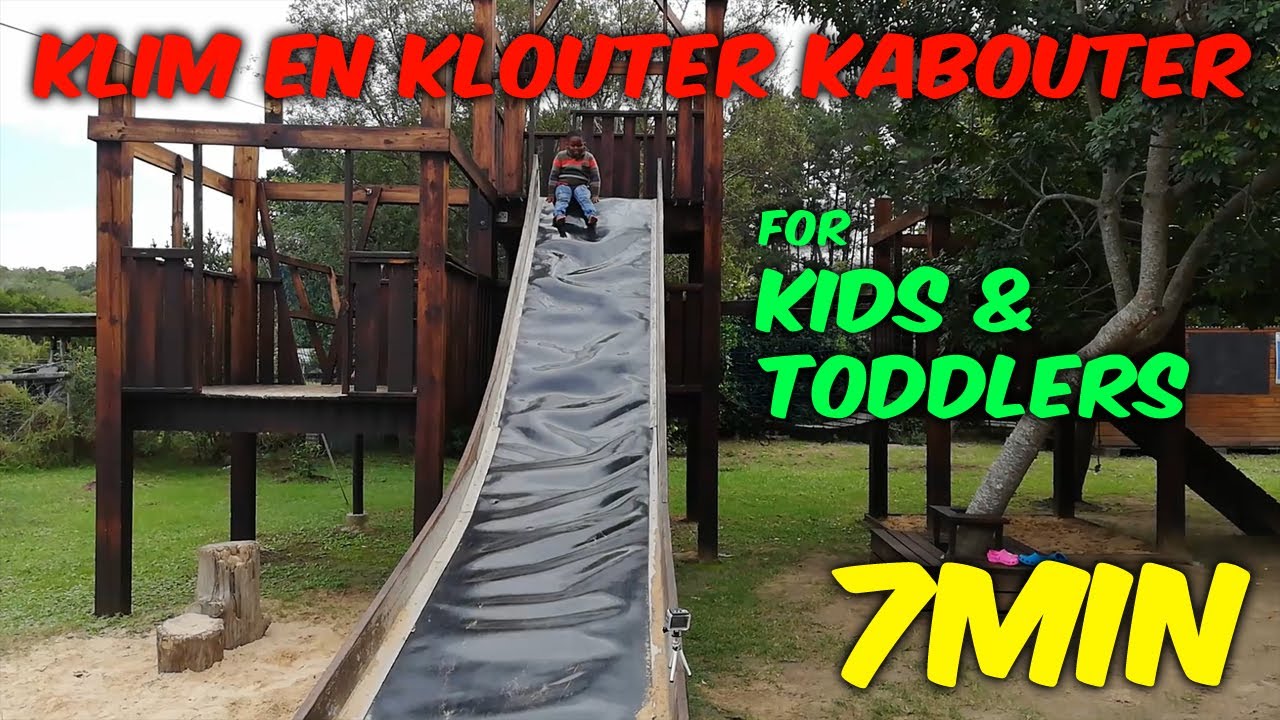 Fun Outdoor Playground for kids | Kids enjoying climbing frame with Slides & Zip line