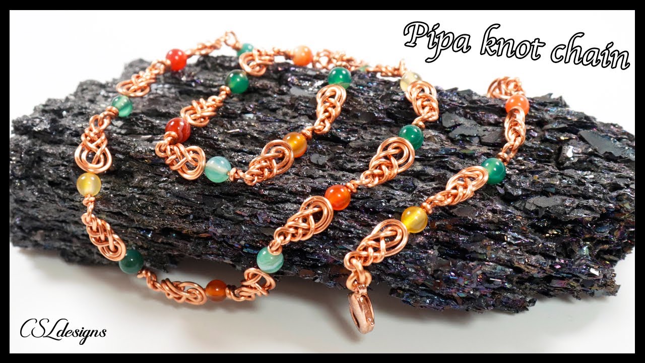 Pipa knot wirework chain