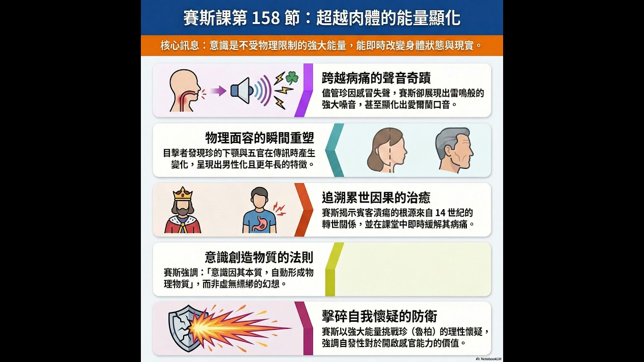 158 賽斯藉沙啞喉嚨爆發巨吼