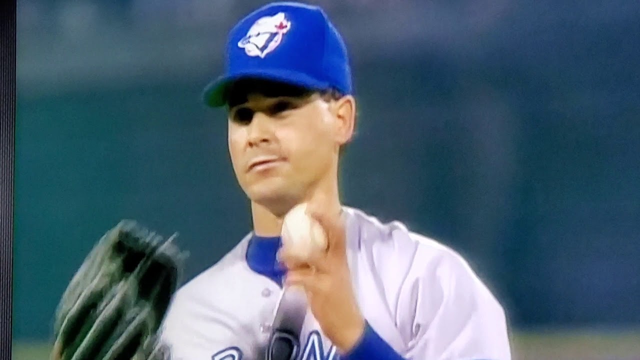 Jimmy Key starts the 11th inning for the Blue Jays