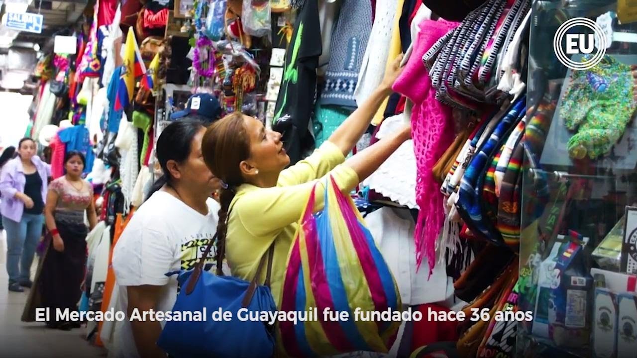 Mercado Artesanal Guayaquil atrae a turistas de todo el mundo