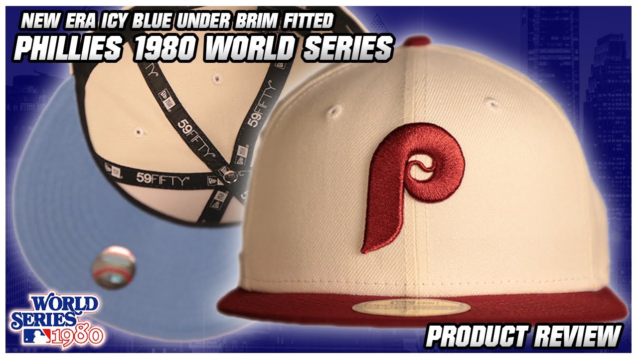 Vintage Phillies Blue Bottom 59Fifty Fitted | Throwback Phillies Colorway Blue Under Brim Fitted Cap