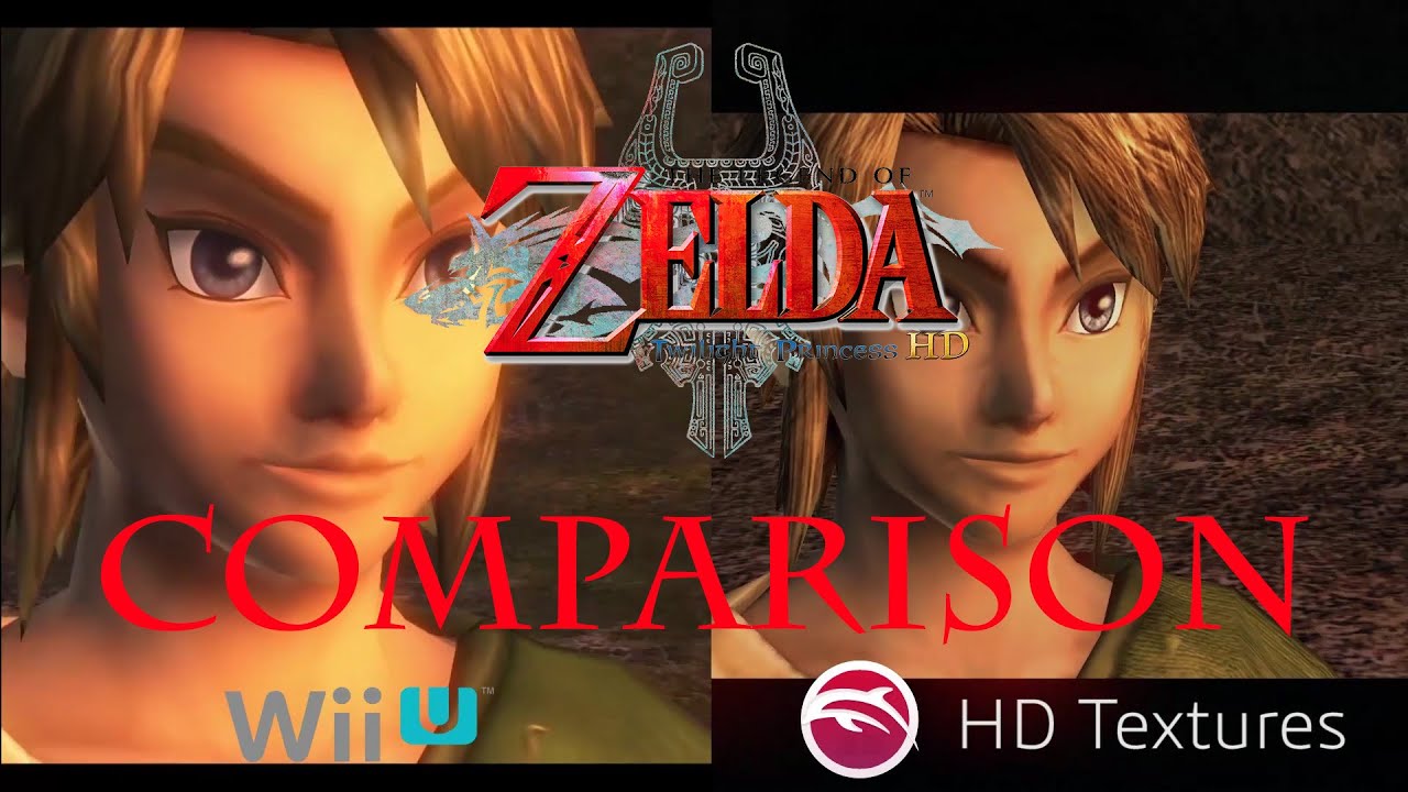 Zelda Twilight Princess HD Wii U/ishiiruka-dolphin + HD Textures Comparison