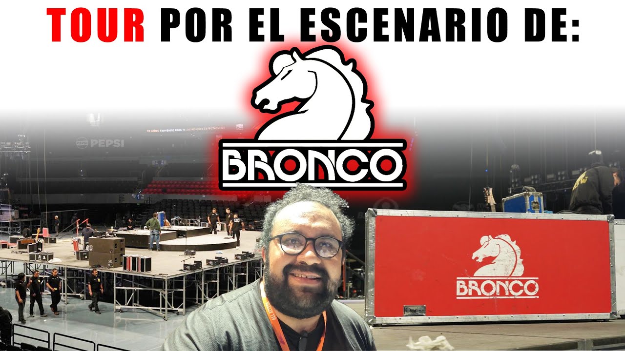 BRONCO en la ARENA CIUDAD DE MÉXICO Tour por su Escenario, Camerinos y BACKSTAGE