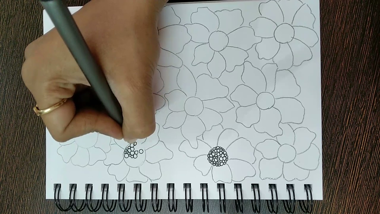 zentangle art | zentangle pattern | easy zen art | easy to draw zentangle art |