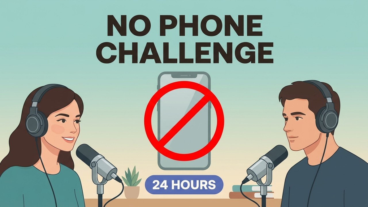 24 Hours Without a Phone | Improve Your English Listening | English Daily Podcast