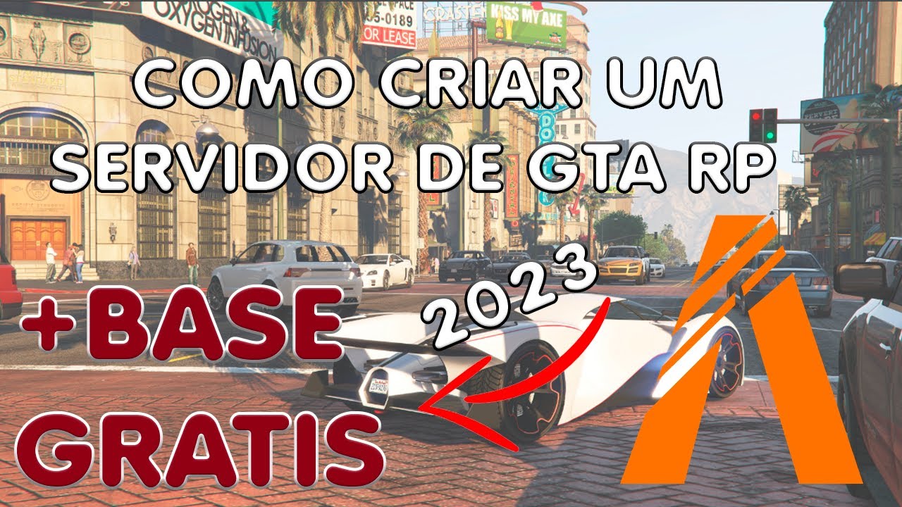 COMO CRIAR UM SERVIDOR DE GTA5 RP 2023/ 2024 BASE FREE, GRATIS!
