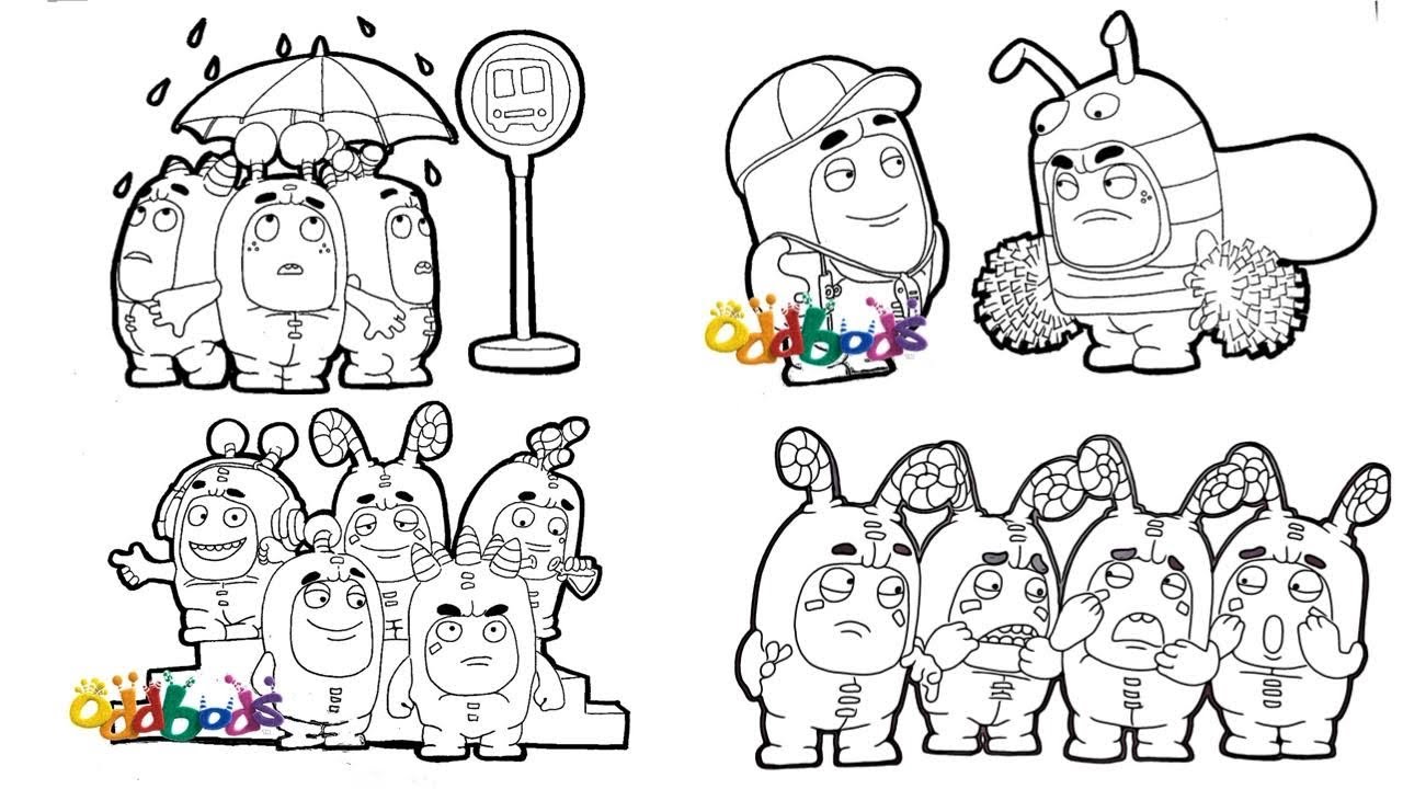 Magical Coloring Box | Oddbods Coloringpages | Oddbods Drawing