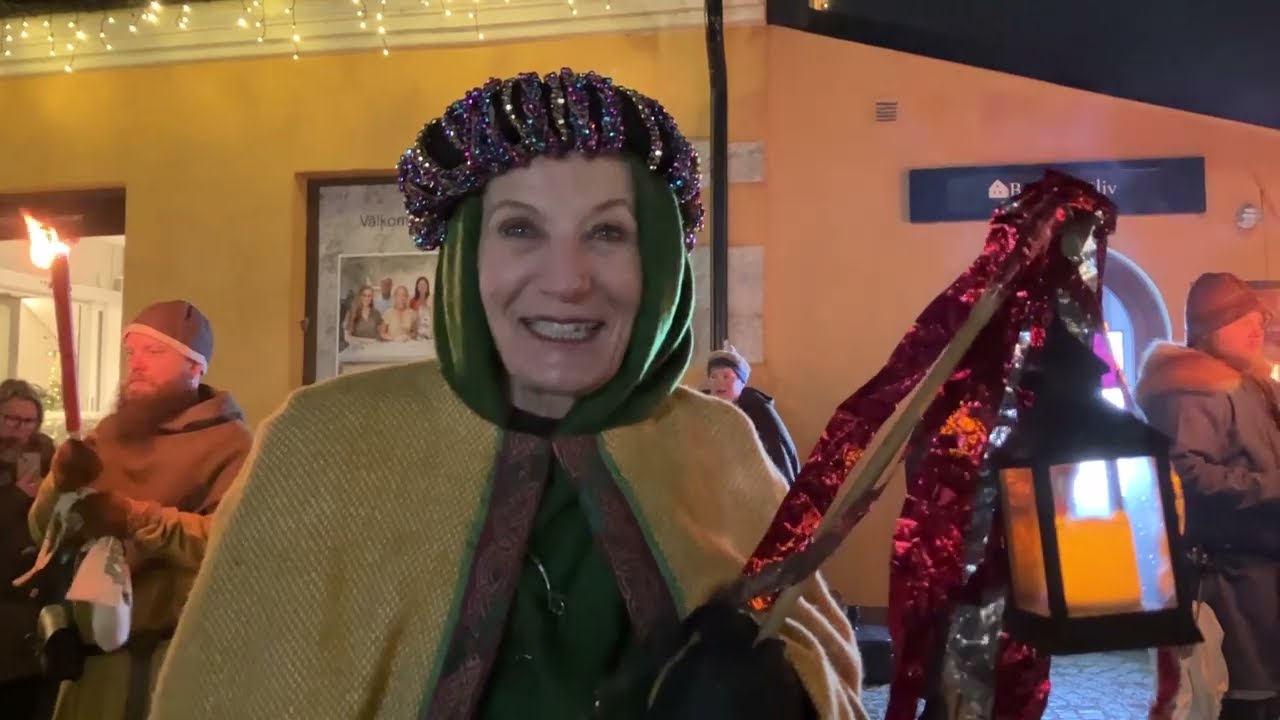 The Medeltida Jul - Medieval Yule - 2024 Procession through Visby!