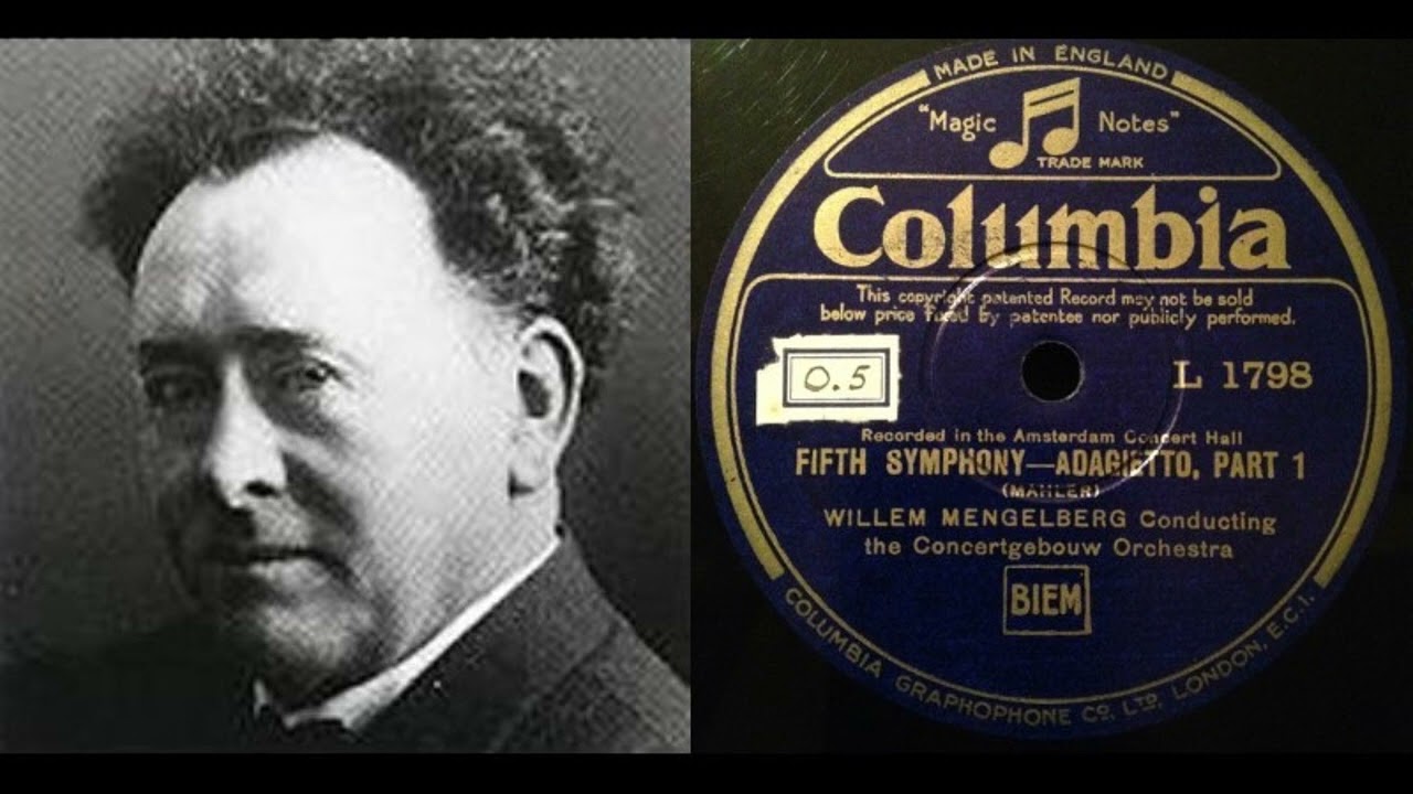 Mahler: Adagietto from 5th Symphony - Mengelberg & Concertgebouw Orch.(1926)