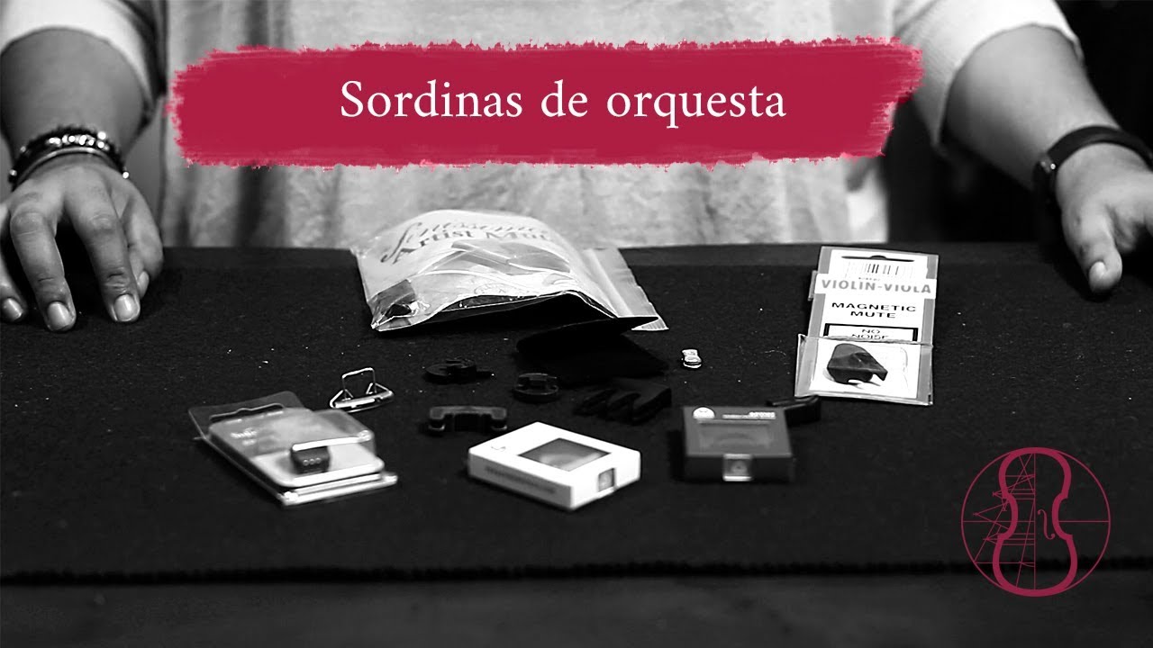 Sordinas de orquesta para instrumentos de cuerda frotada